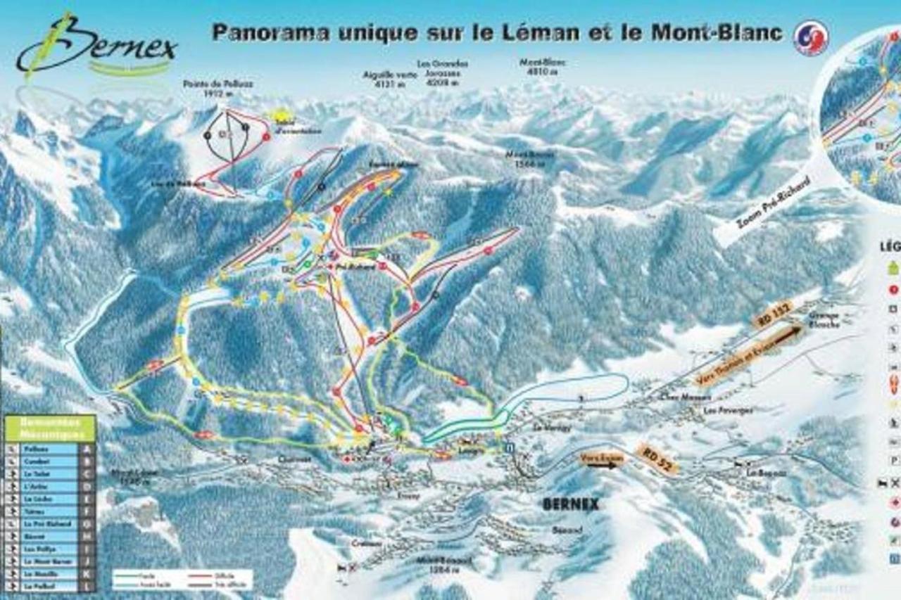 Le 67,Ski Et Randonnee,Lave Linge,Seche Linge,Parking Bernex Exterior foto